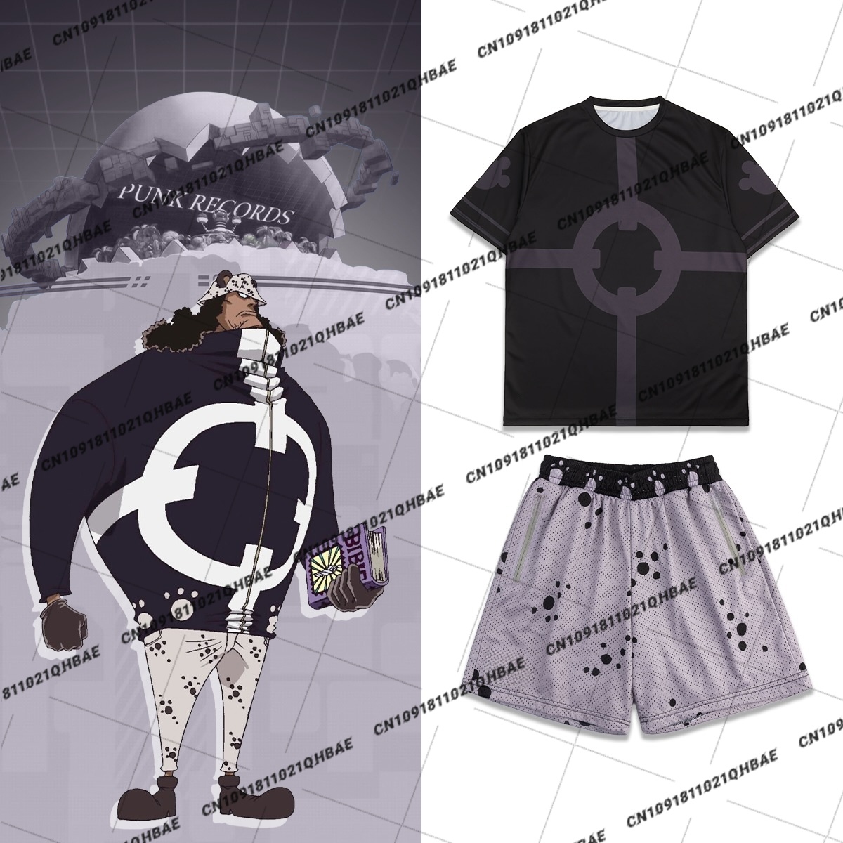 Anime Cosplay Swimsuit - New Egghead Island Bartholemew Kuma Anime