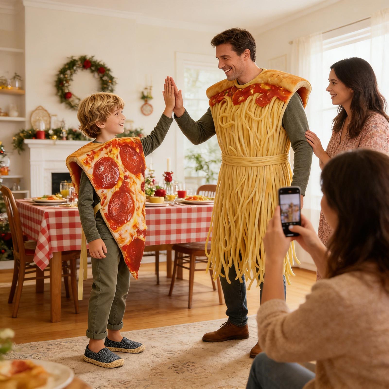 Pizza Halloween Costume Realis - Anime Cosplay Couple review and price