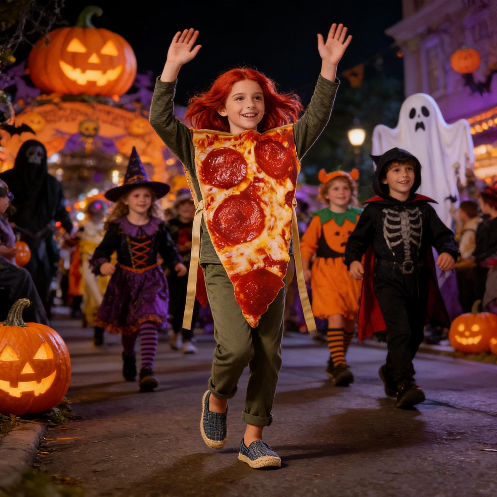 Pizza Halloween Costume Realis - Anime Cosplay Couple review and price