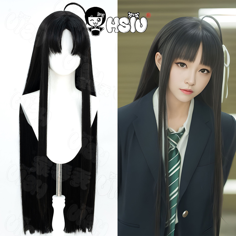 Awa Subaru Cosplay Wig HSIU 80 - Anime Cosplay Girl With Black Hair review and price