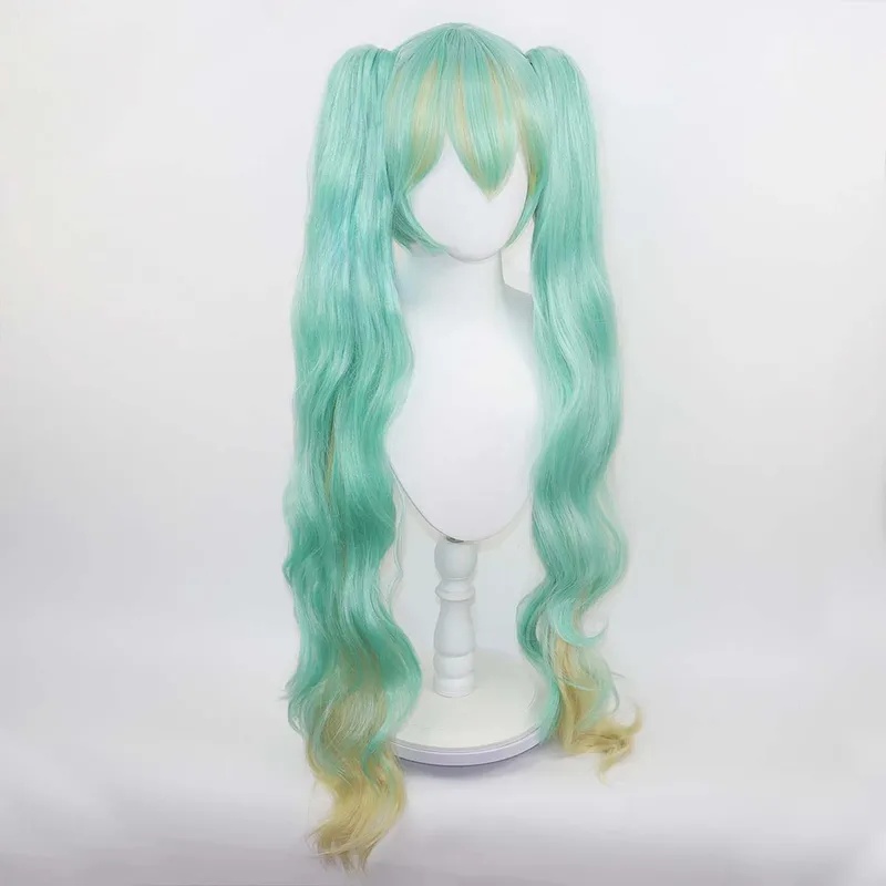 Le Cool Anime Miku Strawberry  - Anime Cosplay Blue Hair review and price