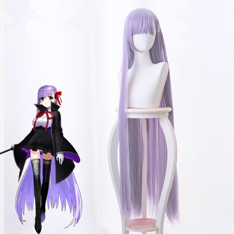 Fate EXTRA CCC Cosplay Wig BB  - Anime Cosplay Girl With Black Hair review and price
