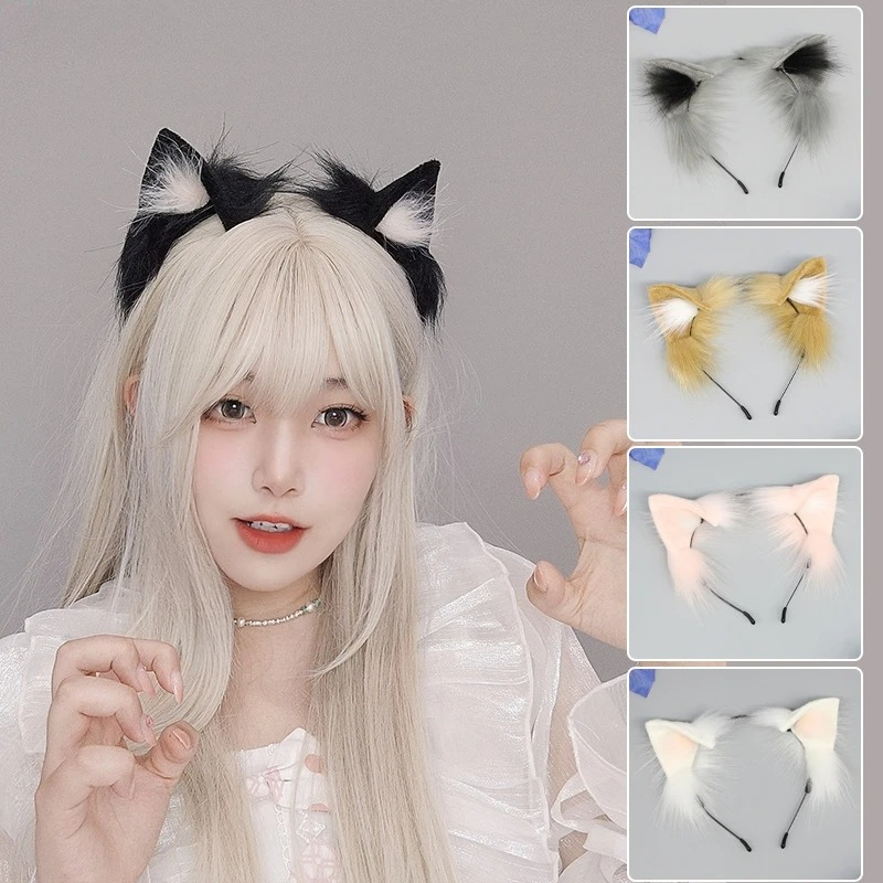 1pcs Cat Ears Halloween Headba - Anime Cosplay Girl With Black Hair review and price