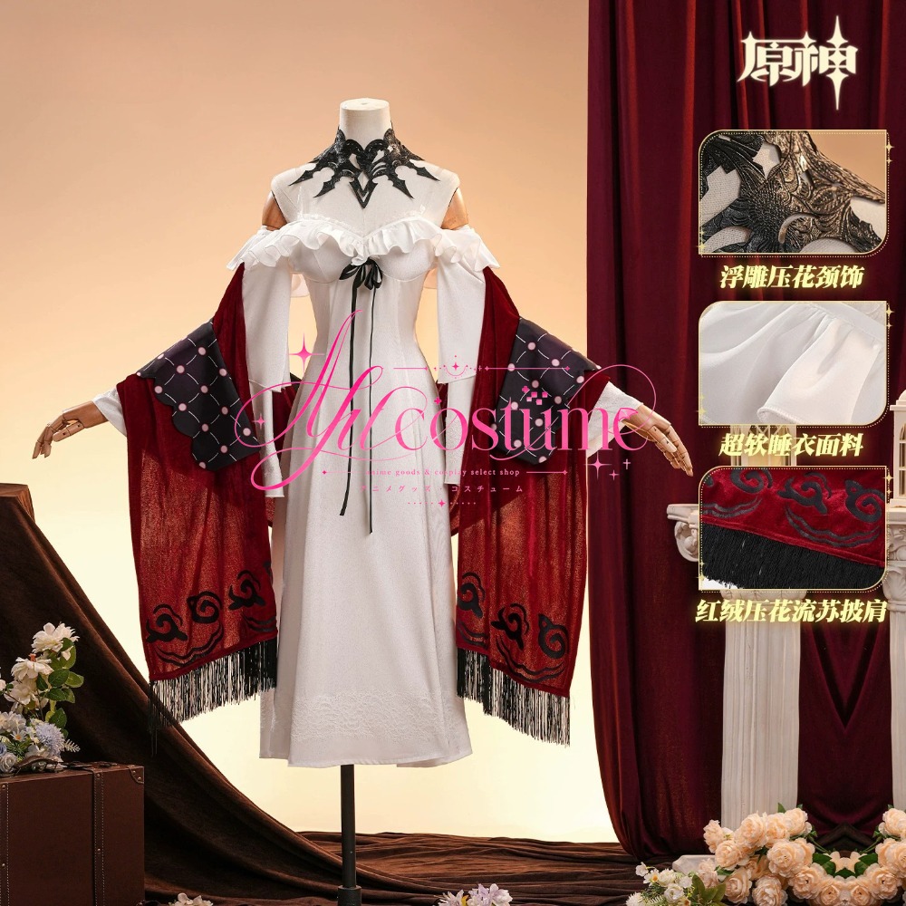 Genshin Impact La Signora Rosa - Anime Cosplay Photo review and price