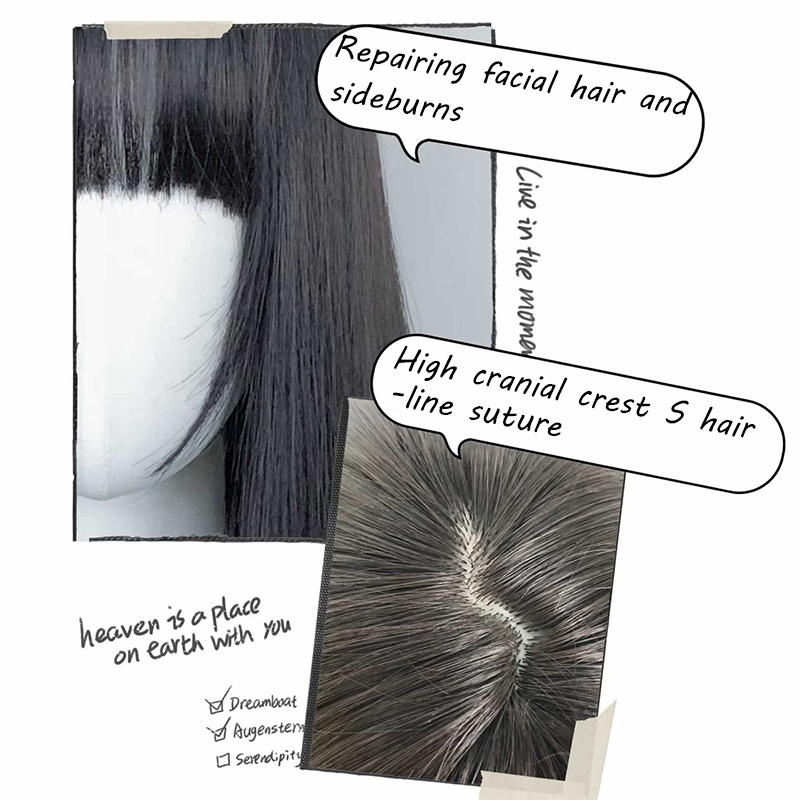 Synthetic Korean Black Long St - Anime Cosplay Girl With Black Hair review and price