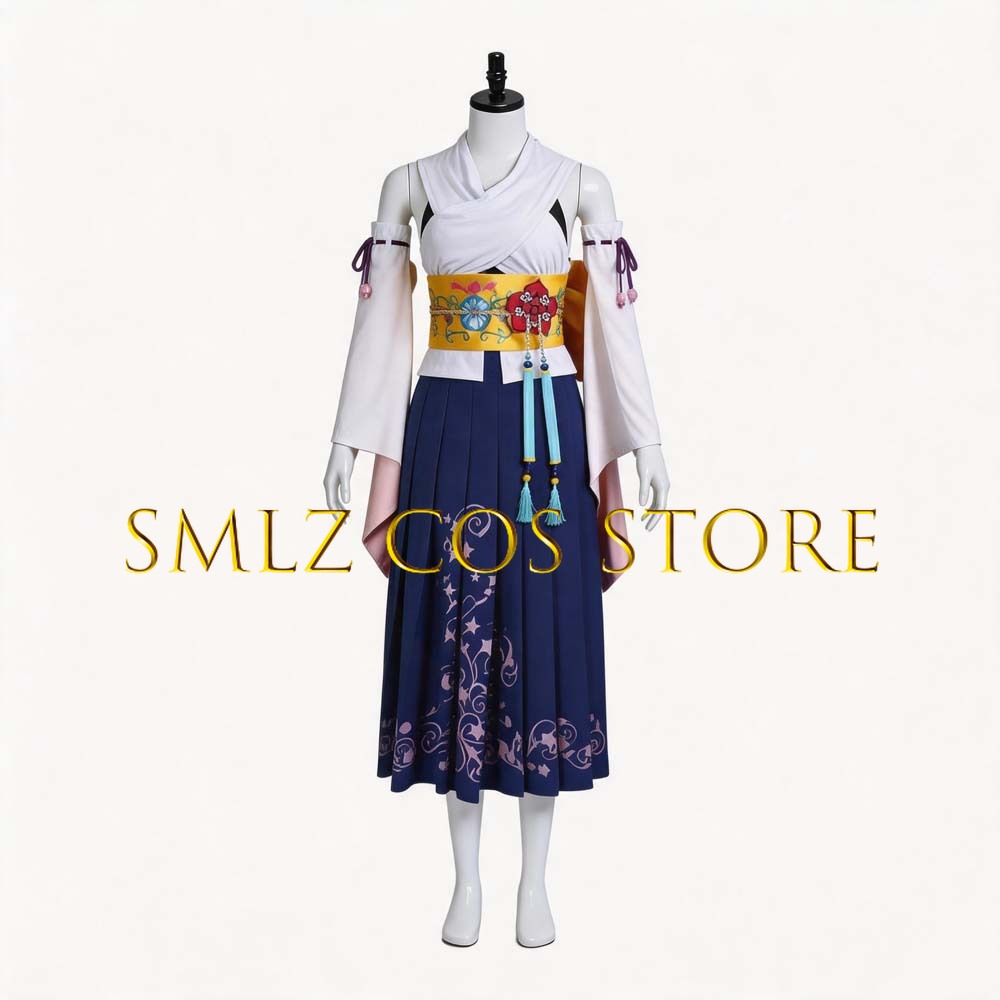 Smlz FFX Yuna Cosplay Anime FF - Anime Cosplay Girl Costume review and price