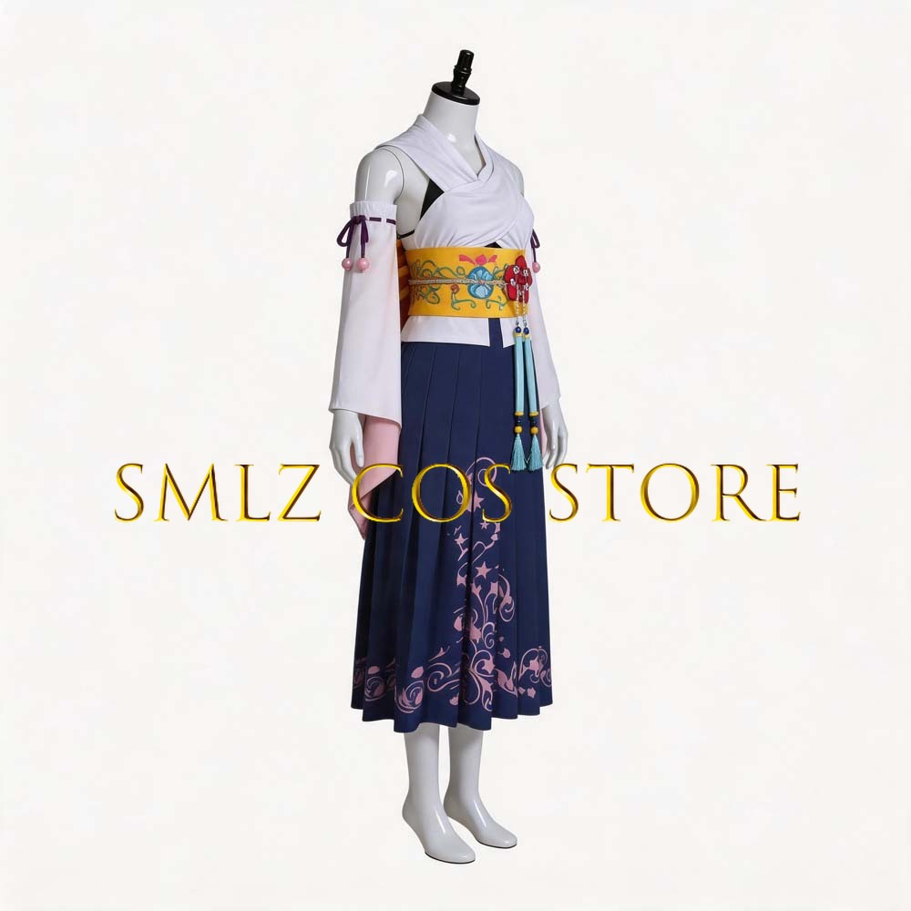 Smlz FFX Yuna Cosplay Anime FF - Anime Cosplay Girl Costume review and price