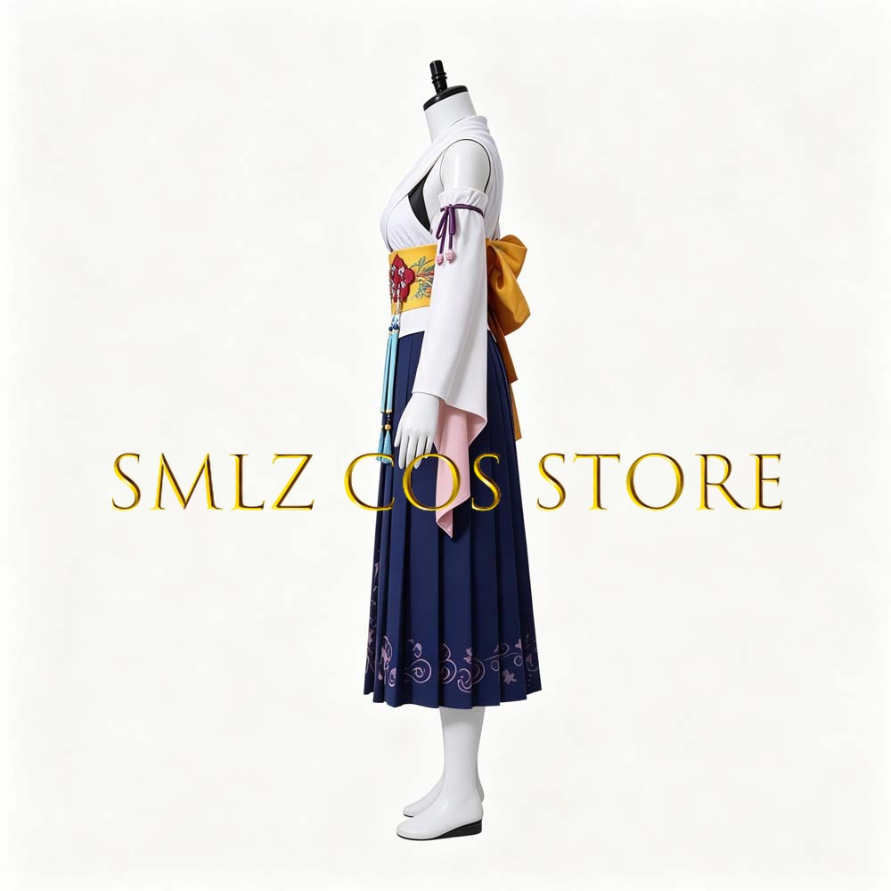 Smlz FFX Yuna Cosplay Anime FF - Anime Cosplay Girl Costume review and price