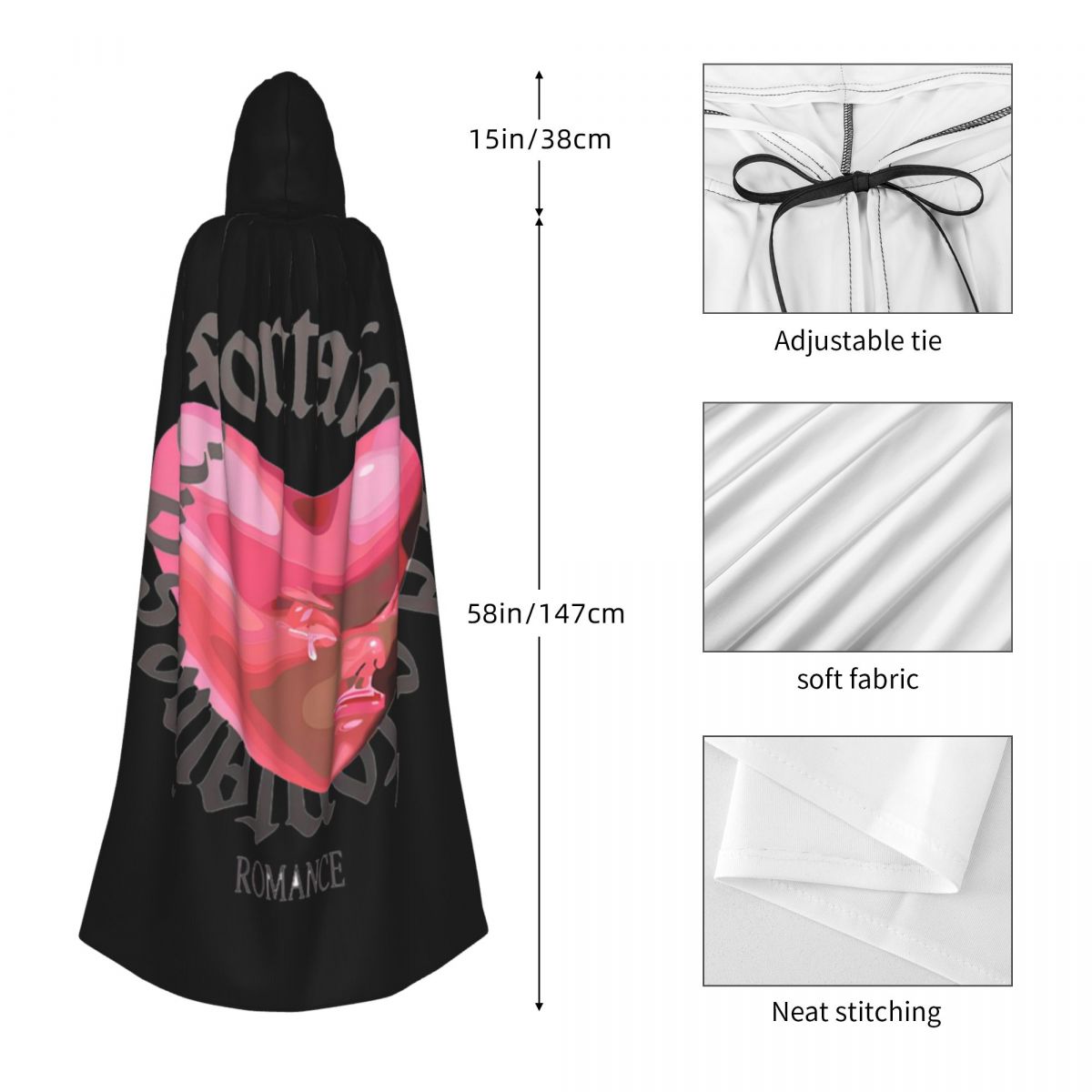 Fontaines DC Romance Long Hood - Anime Cosplay Romance review and price