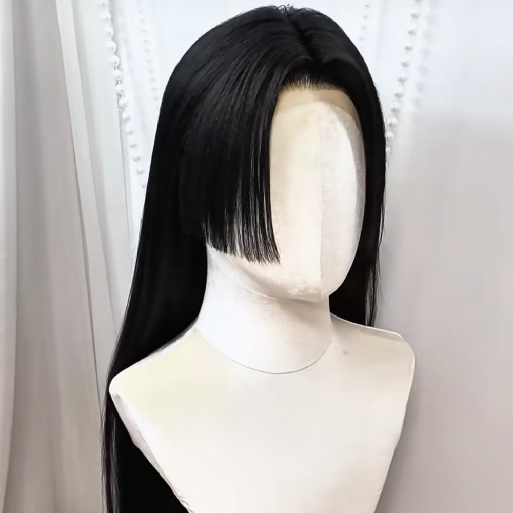 Anime Boa Hancock Cosplay Wig  - Anime Cosplay Girl With Black Hair review and price