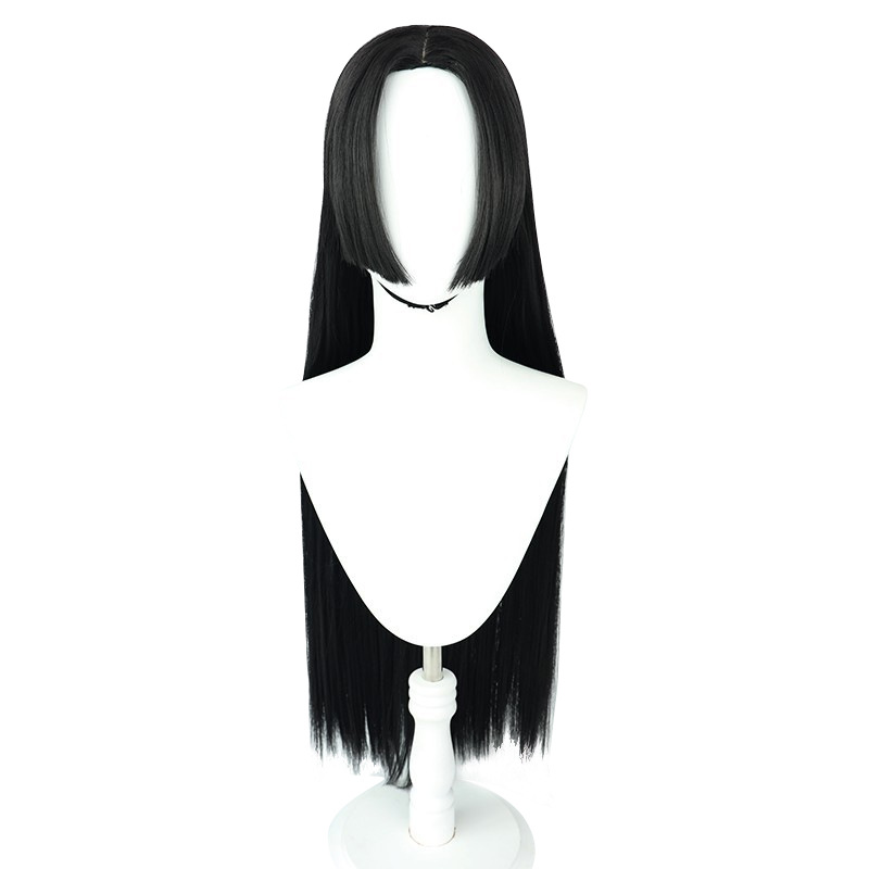 Anime Boa Hancock Cosplay Wig  - Anime Cosplay Girl With Black Hair review and price