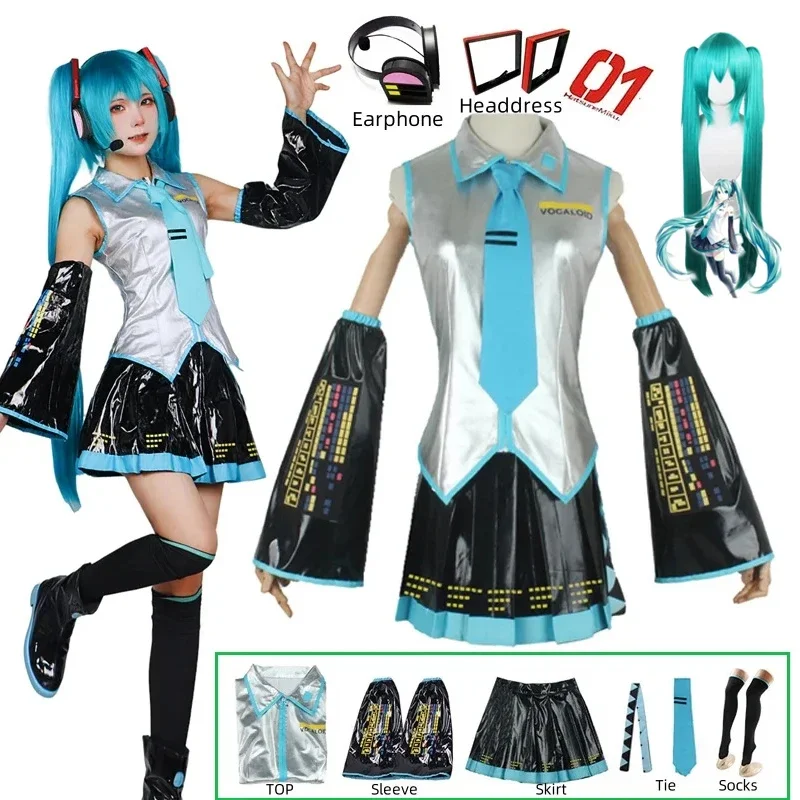 Cosplay Ensemble Complet En Cu - Anime Cosplay Miku review and price