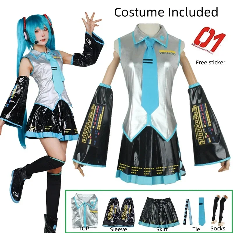 Cosplay Ensemble Complet En Cu - Anime Cosplay Miku review and price