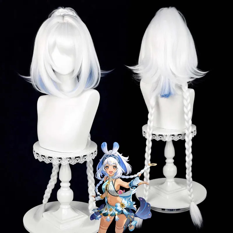 Le Cool Genshin Impact Mualani - Anime Cosplay Blue Hair review and price
