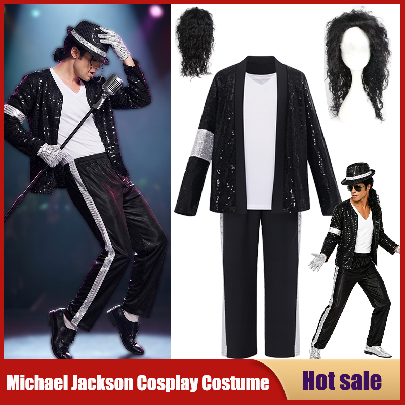 Pop Star Michael Jackson Cospl - Anime Cosplay Dance review and price