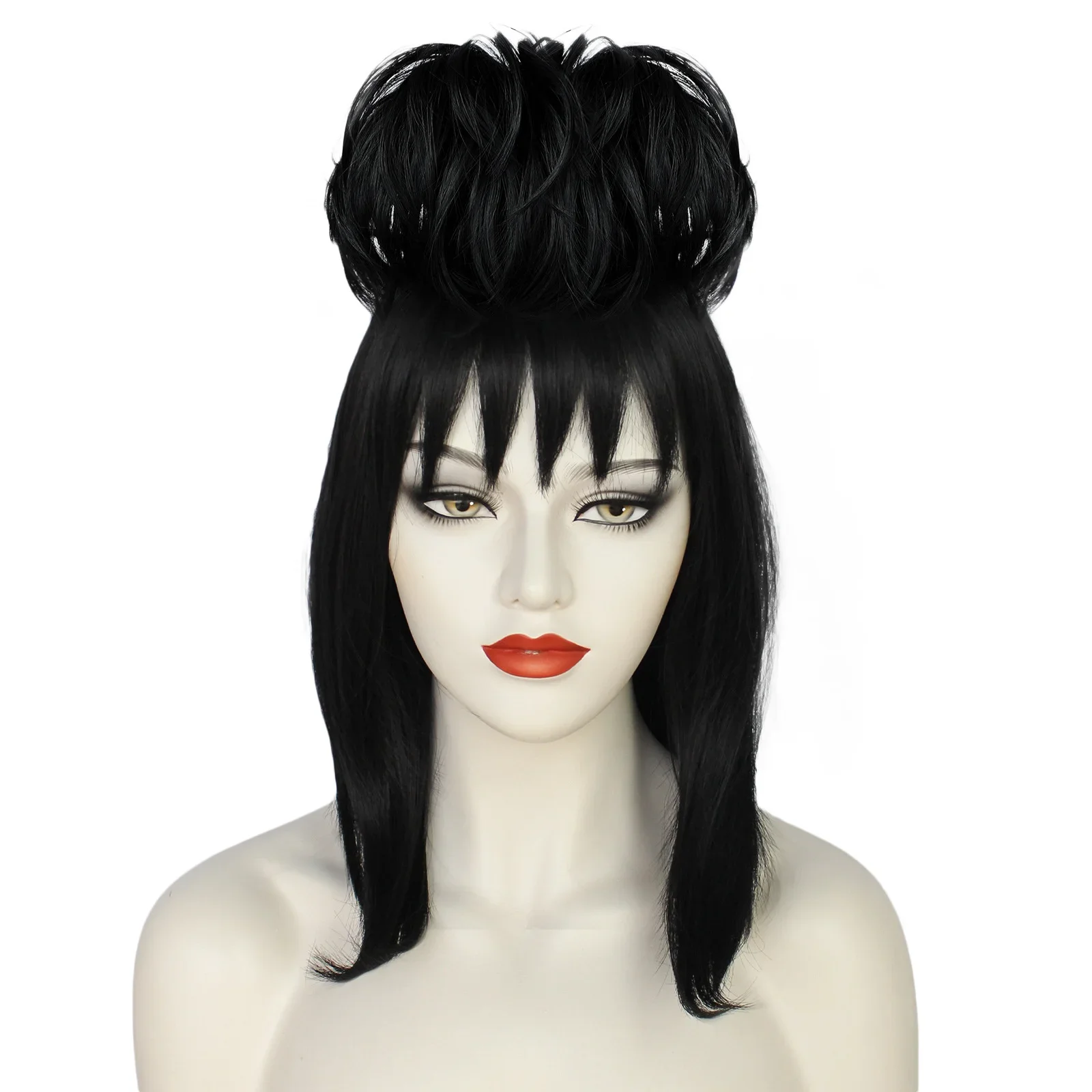 Lydia Deetz Cosplay Wig Bride  - Anime Cosplay Girl With Black Hair review and price