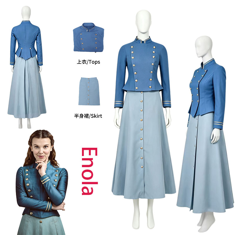 WHH Movie Enola Cosplay Costum - Anime Cosplay Girl Costume review and price