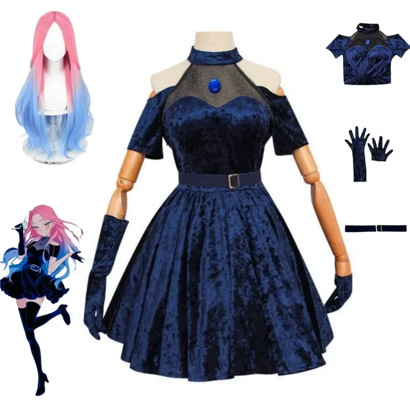 2026 Mizi Cosplay Costume Anim - Anime Cosplay Blue Hair review and price