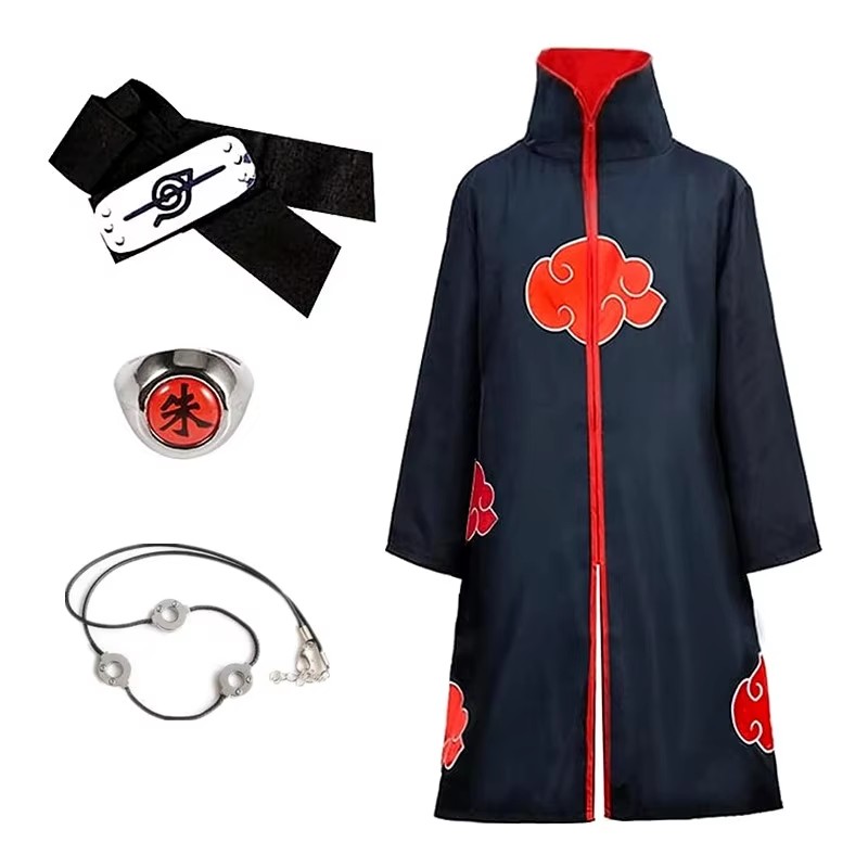 Men Anime Akatsuki Cosplay Cos - Attack Titan Cloak review and price