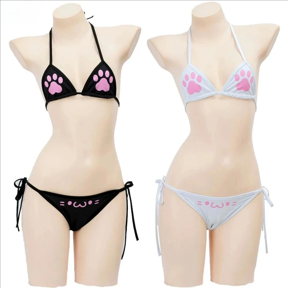 Women Sweet Anime Game Three P - Anime Cosplay Swimsuit review and price